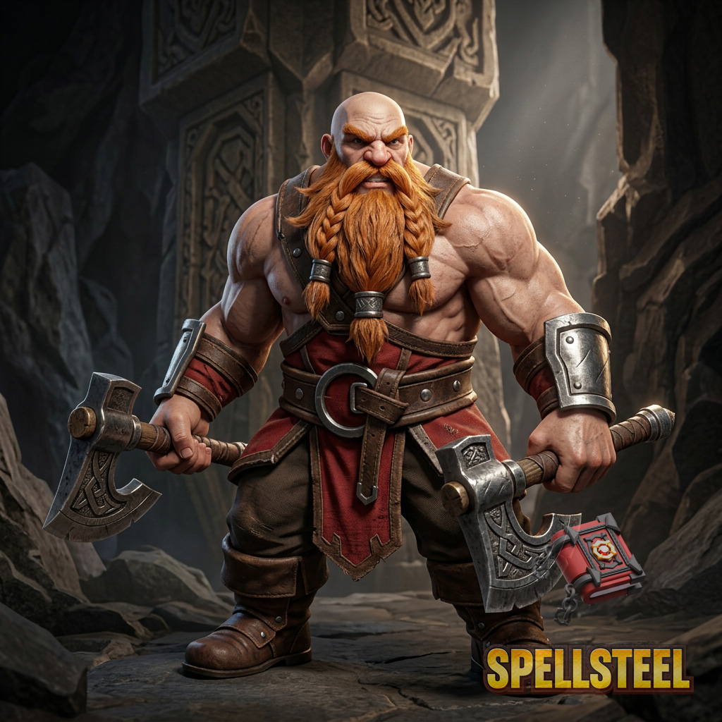 Dwarf Berserker card art