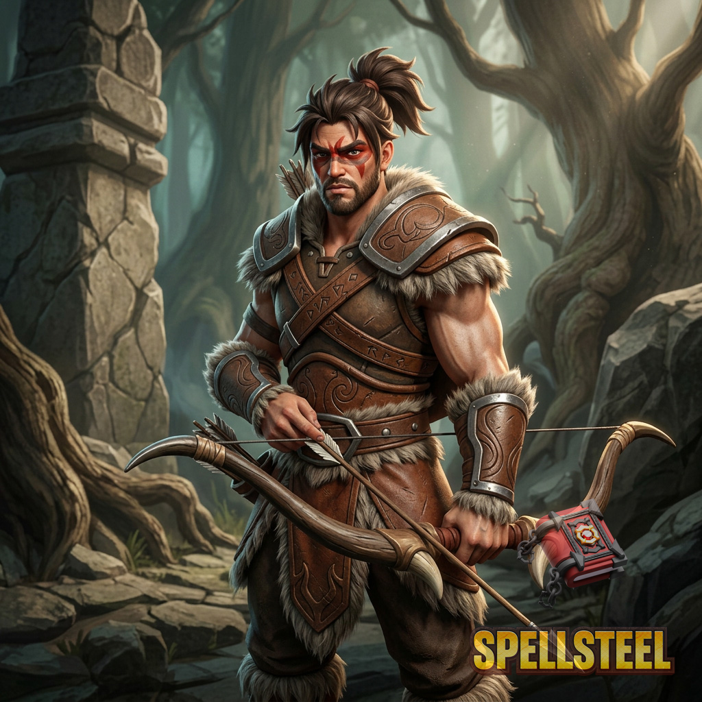Wildfolk Hunter card art