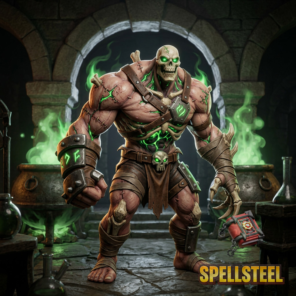 Flesh Golem card art