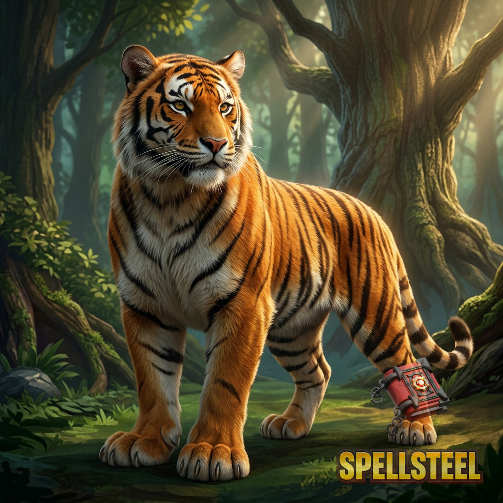 Tiger card art