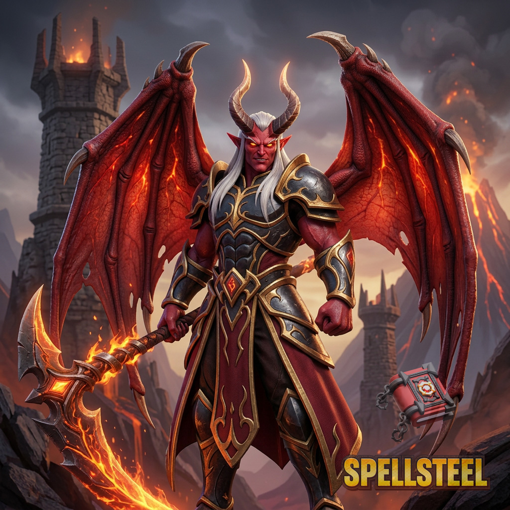 Devil card art