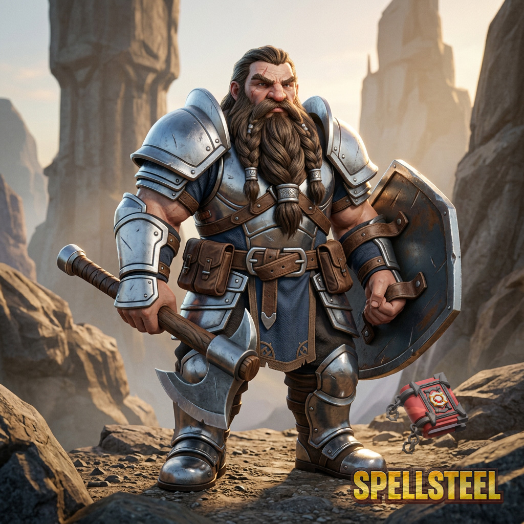 Dwarf Warrior card art