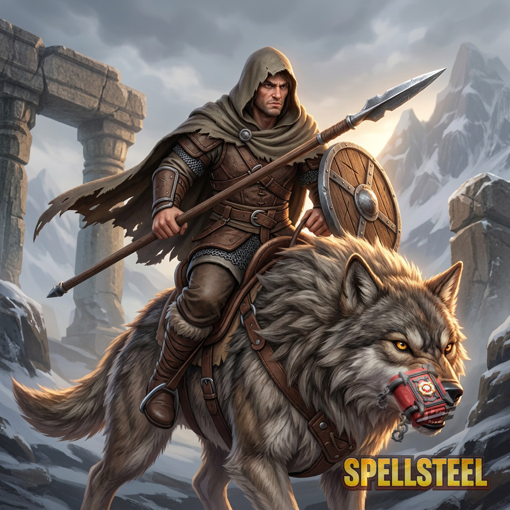 Wolf Rider card art