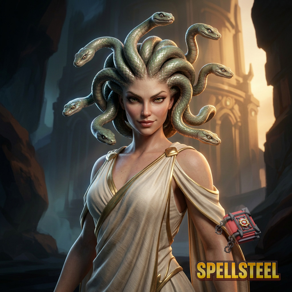 Medusa card art