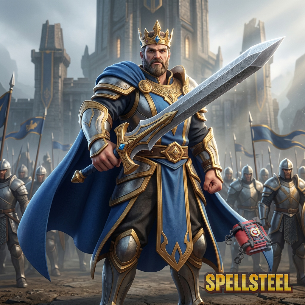 The King card art