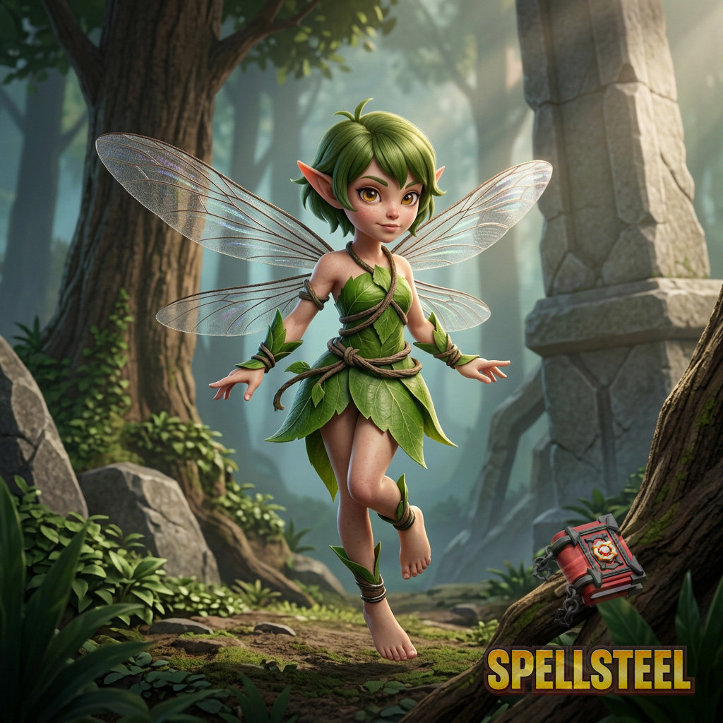 Pixie card art