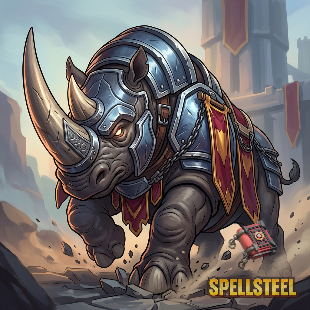 War Rhino card art