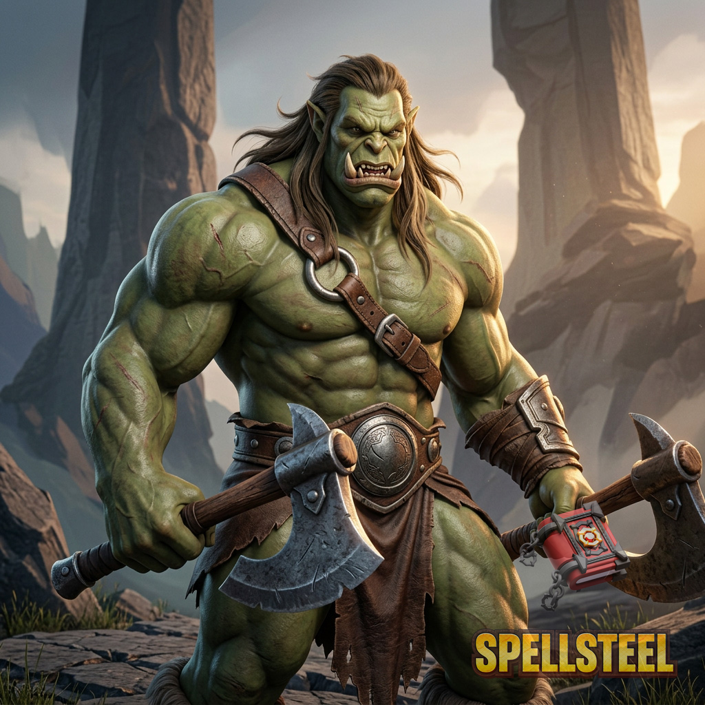 Orc Berserker card art
