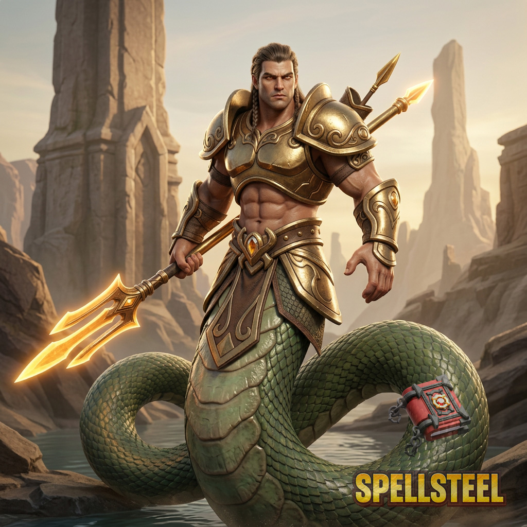 Naga Warrior card art