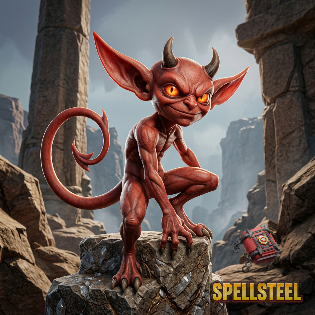 Imp card art