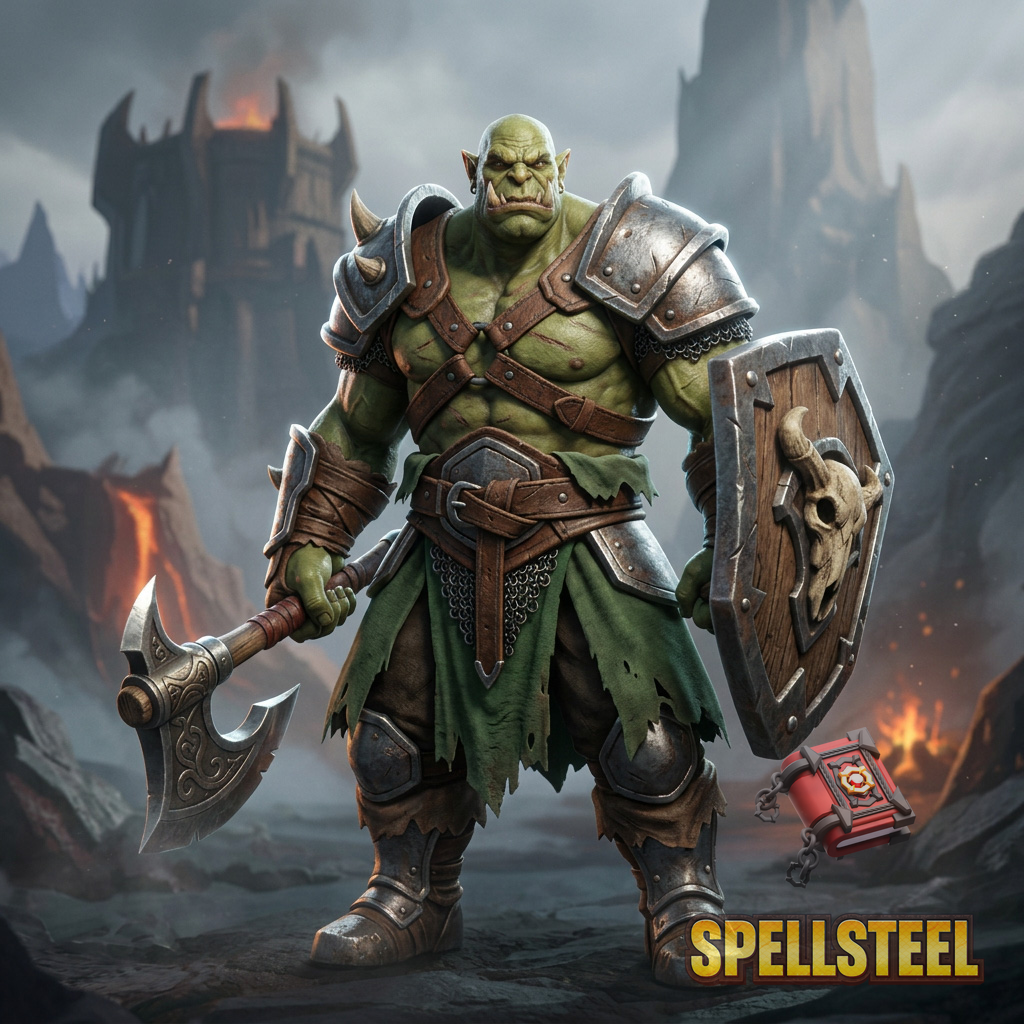 Orc Warrior card art